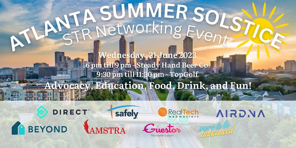 Atlanta Summer Solstice STR Networking Event