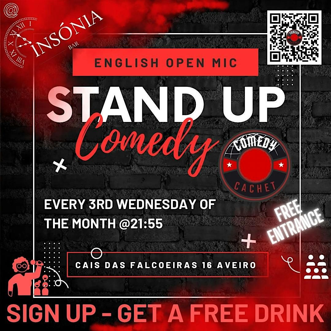 ENGLISH STAND UP COMEDY OPEN MIC @Aveiro