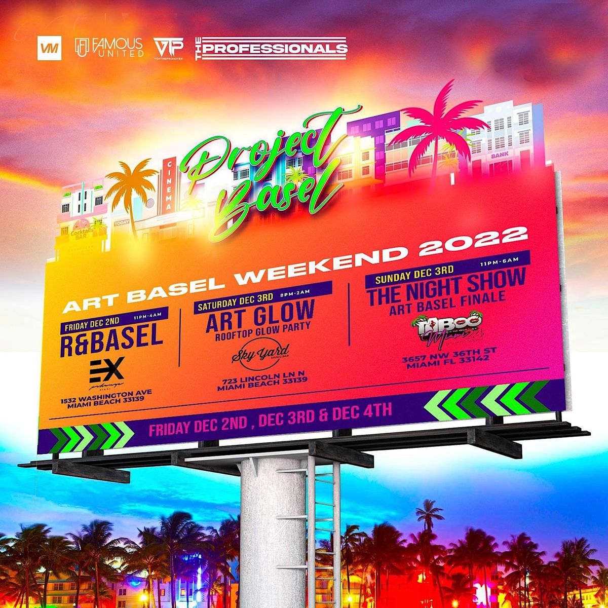 Project Basel Size Guide PROJECT BASEL 2022 | 3 FREE EVENTS AT 3 HOT MIAMI VENUES ART BASEL 2022 ...
