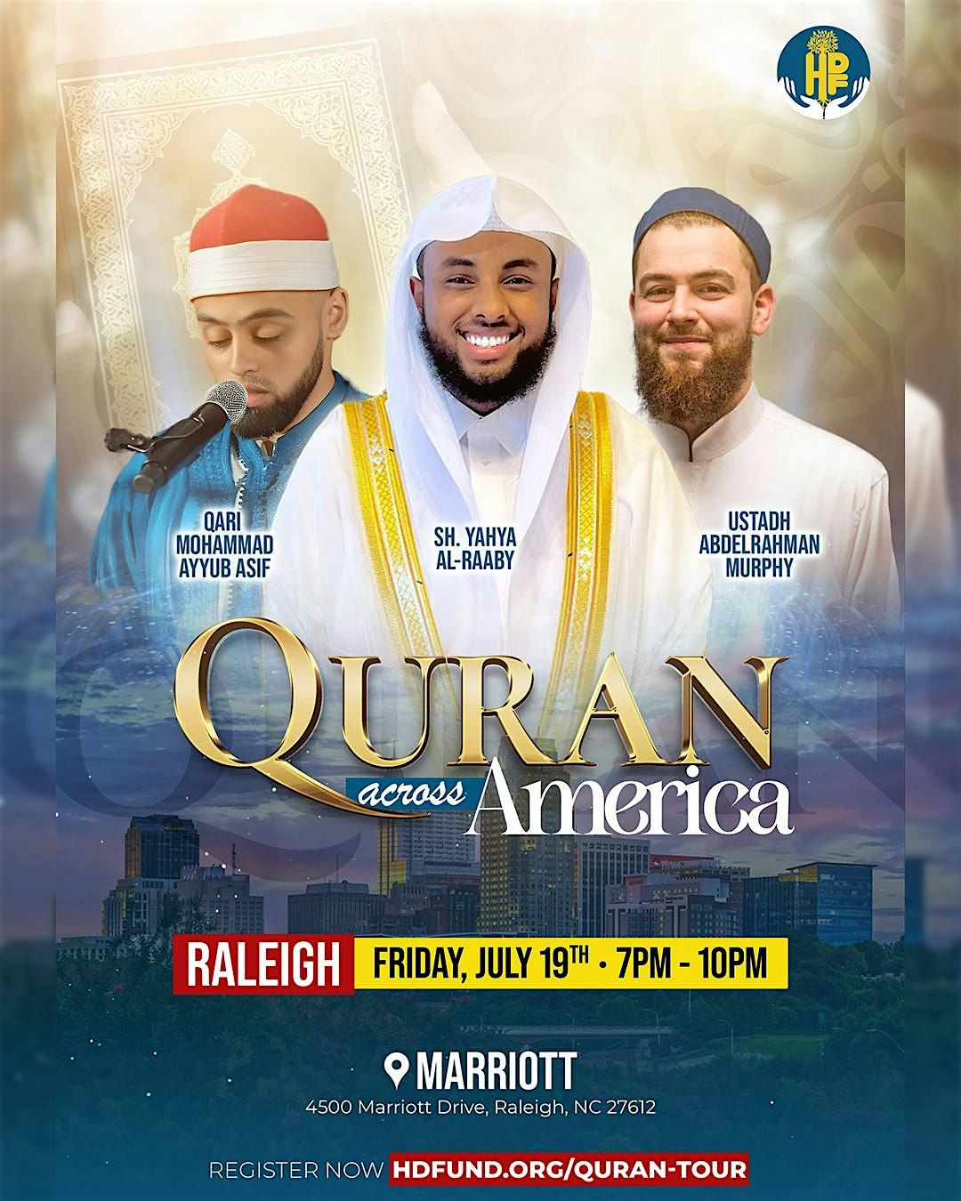 Quran Tour | Raleigh | HDF x Sh. Yahya Al-Raaby