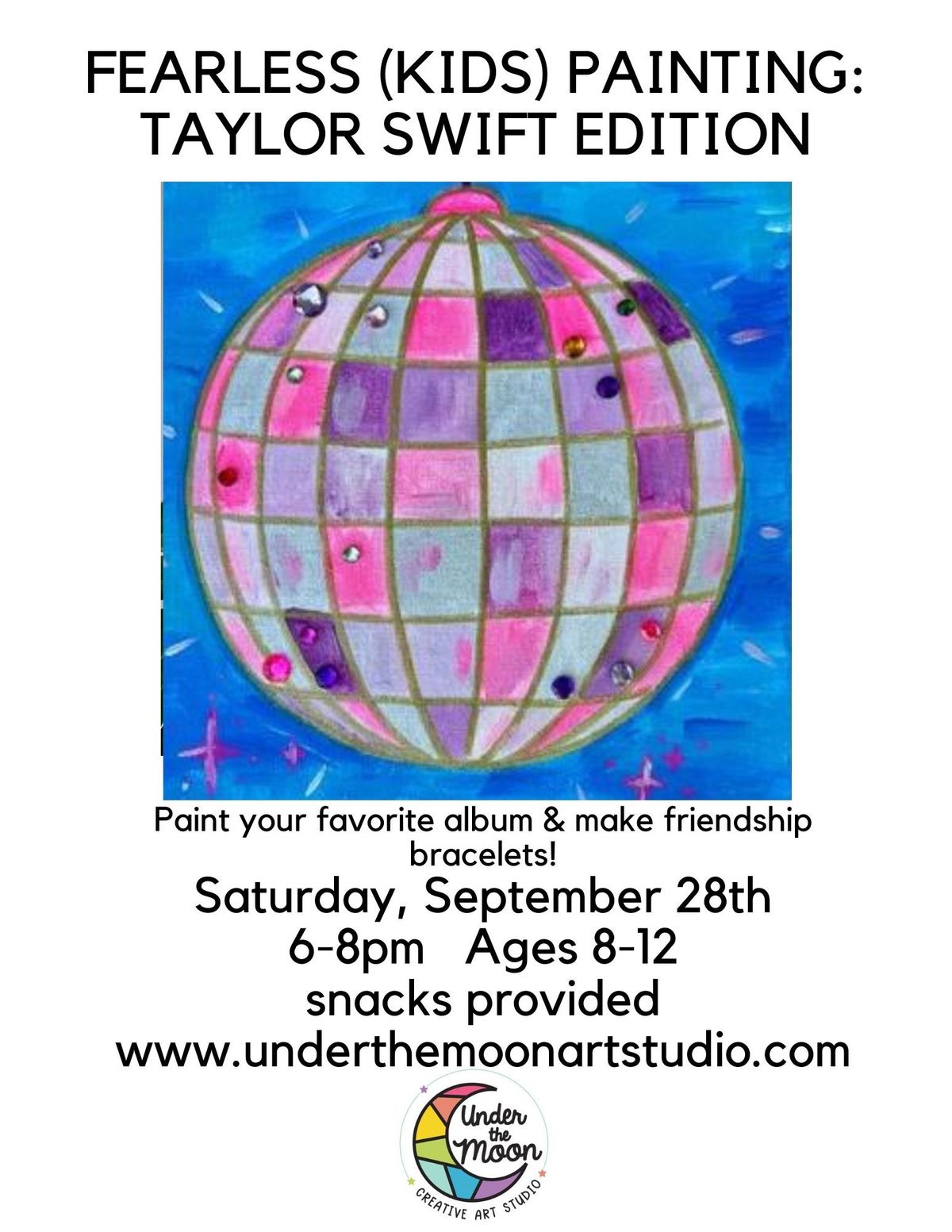 Taylor Swift Paint Night & Bracelet Making Event