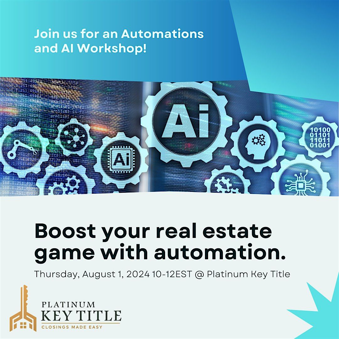 Automations and AI Workshop for Real Estate Professionals