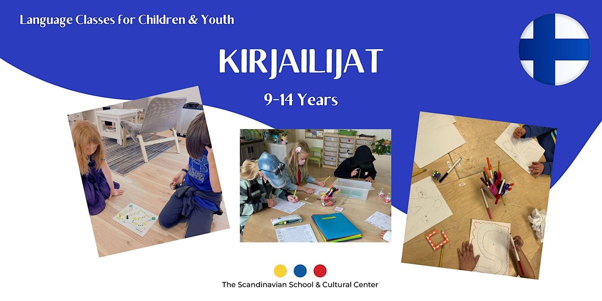 Kirjailijat - Finnish Saturday Language Classes (9-14 years) - 2023-24
