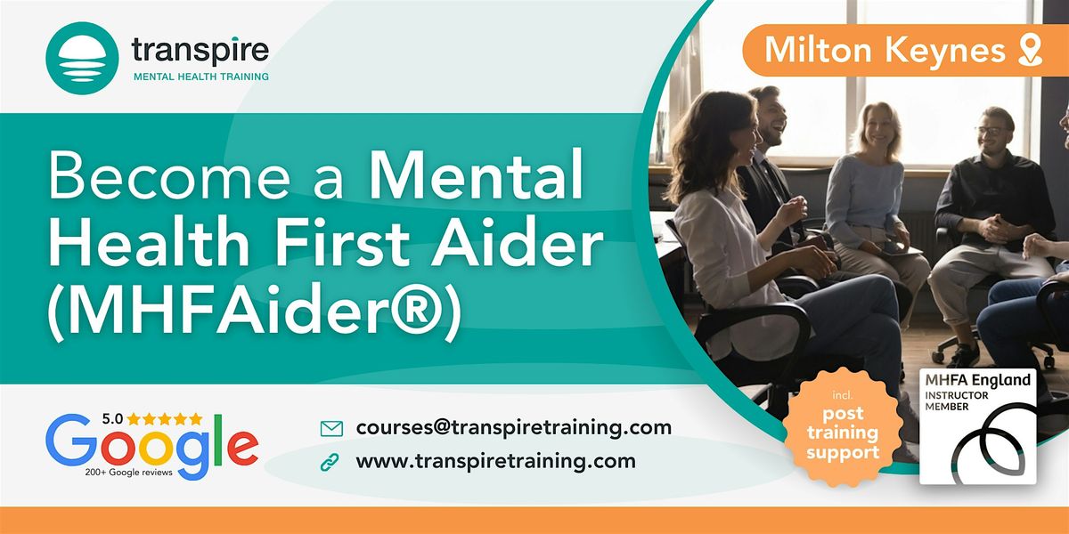 2-Day Mental Health First Aid Course Milton Keynes