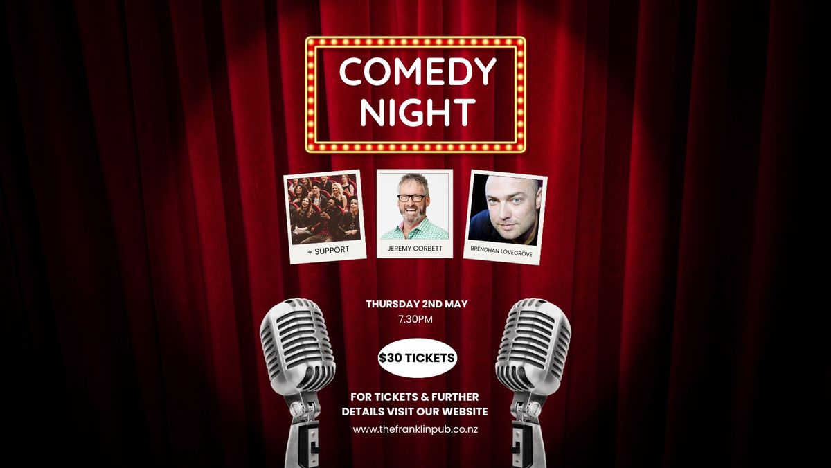 Comedy night: Jeremy Corbett & friends