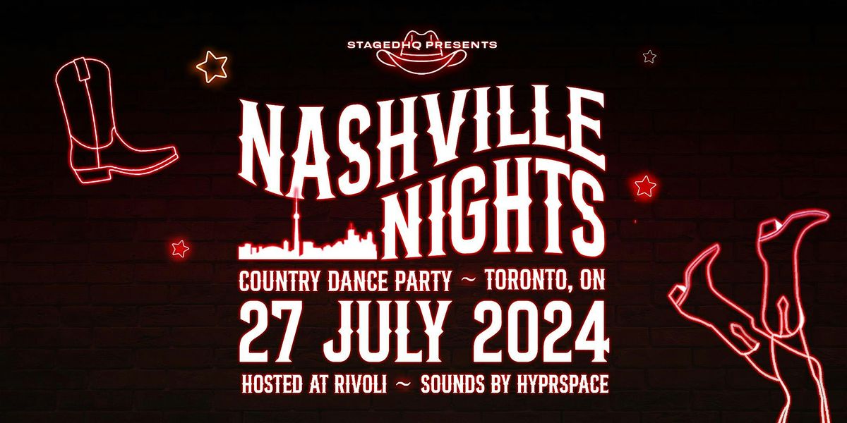 Nashville Nights: Downtown Country Party @ Rivoli Toronto