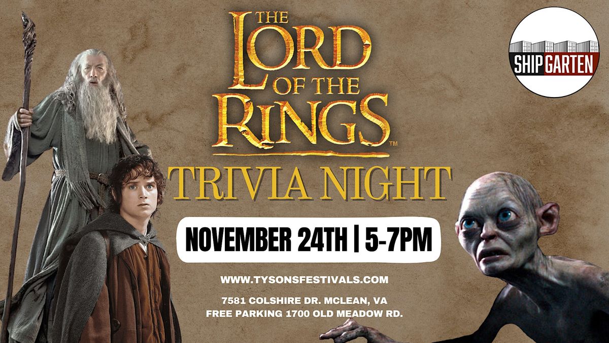 Lord of the Rings Trivia