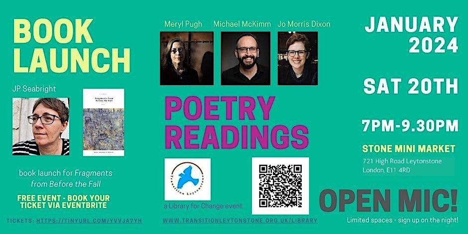 Book Launch and Poetry Readings