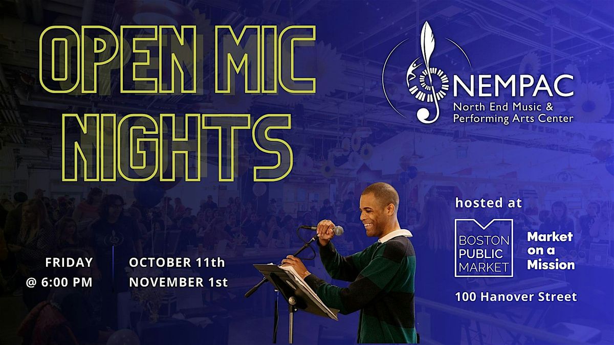 October Open Mic Night