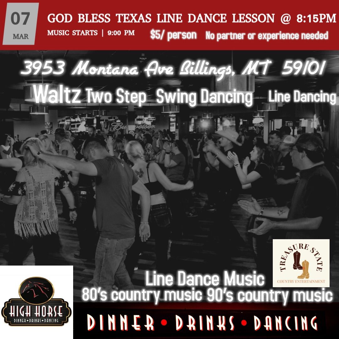 \u2b50\ufe0fGod bless Texas line dance lesson & Friday night Country Dancing\u2b50\ufe0f