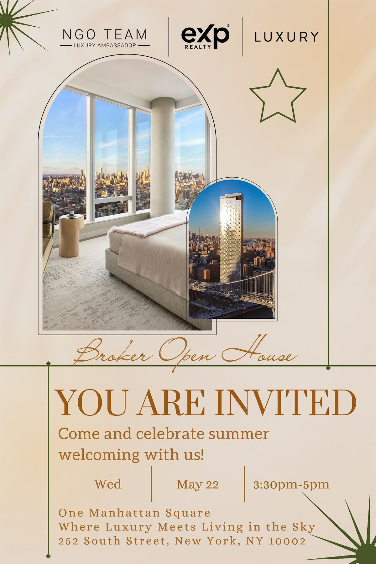 Come and celebrate summer welcoming with us at the most Luxurious Condo