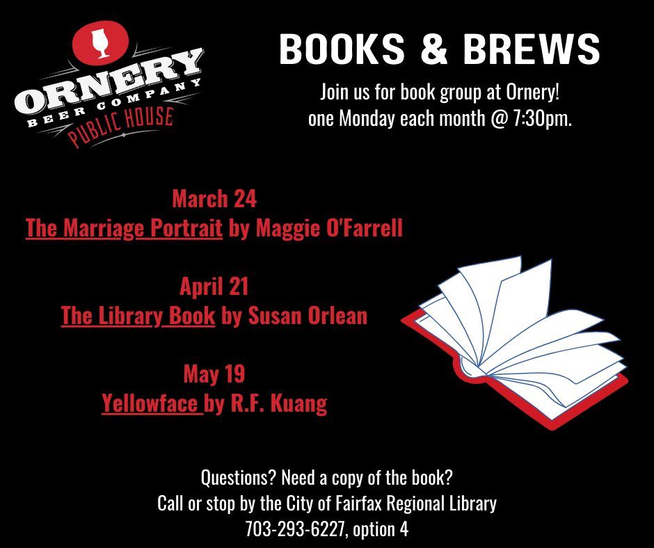 Books and Brews book club!!  March 2025