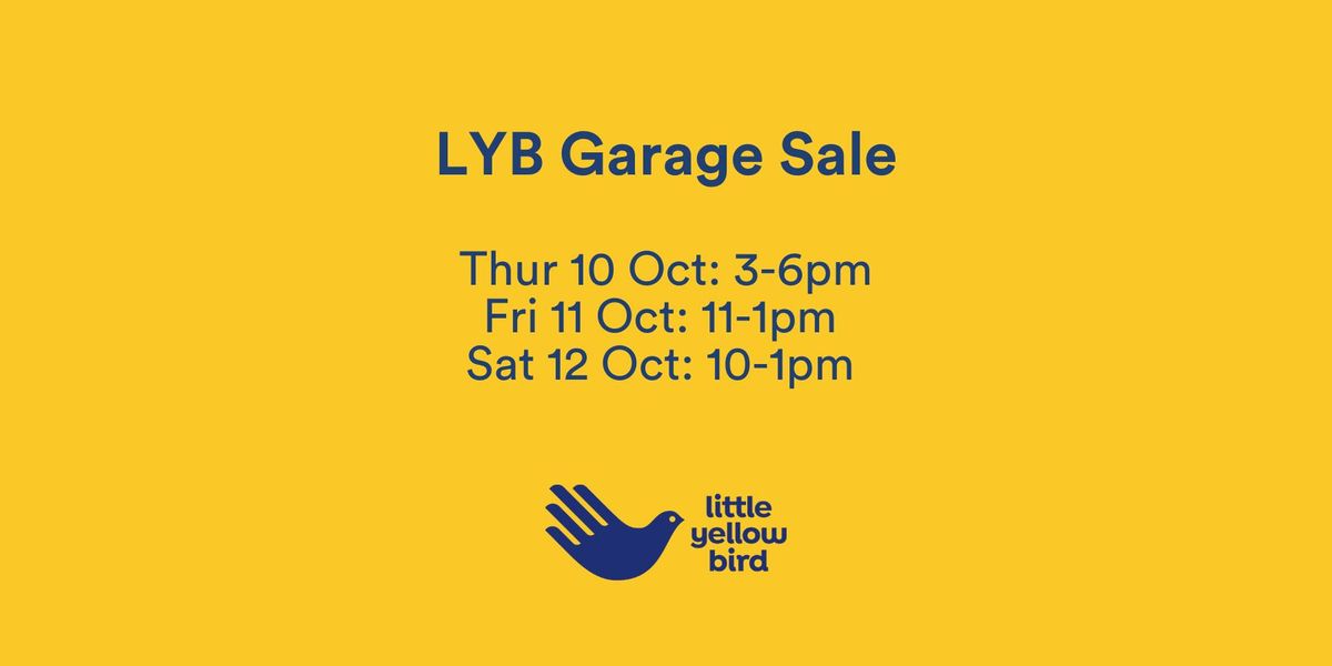 Little Yellow Bird - moving\/garage sale