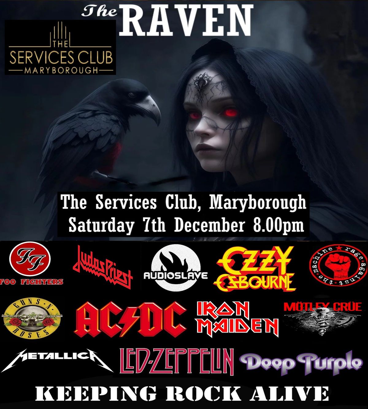 The RAVEN @ The Services Club Maryborough