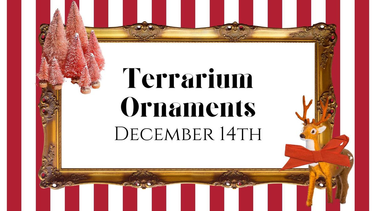 Holiday Terrarium Ornaments 