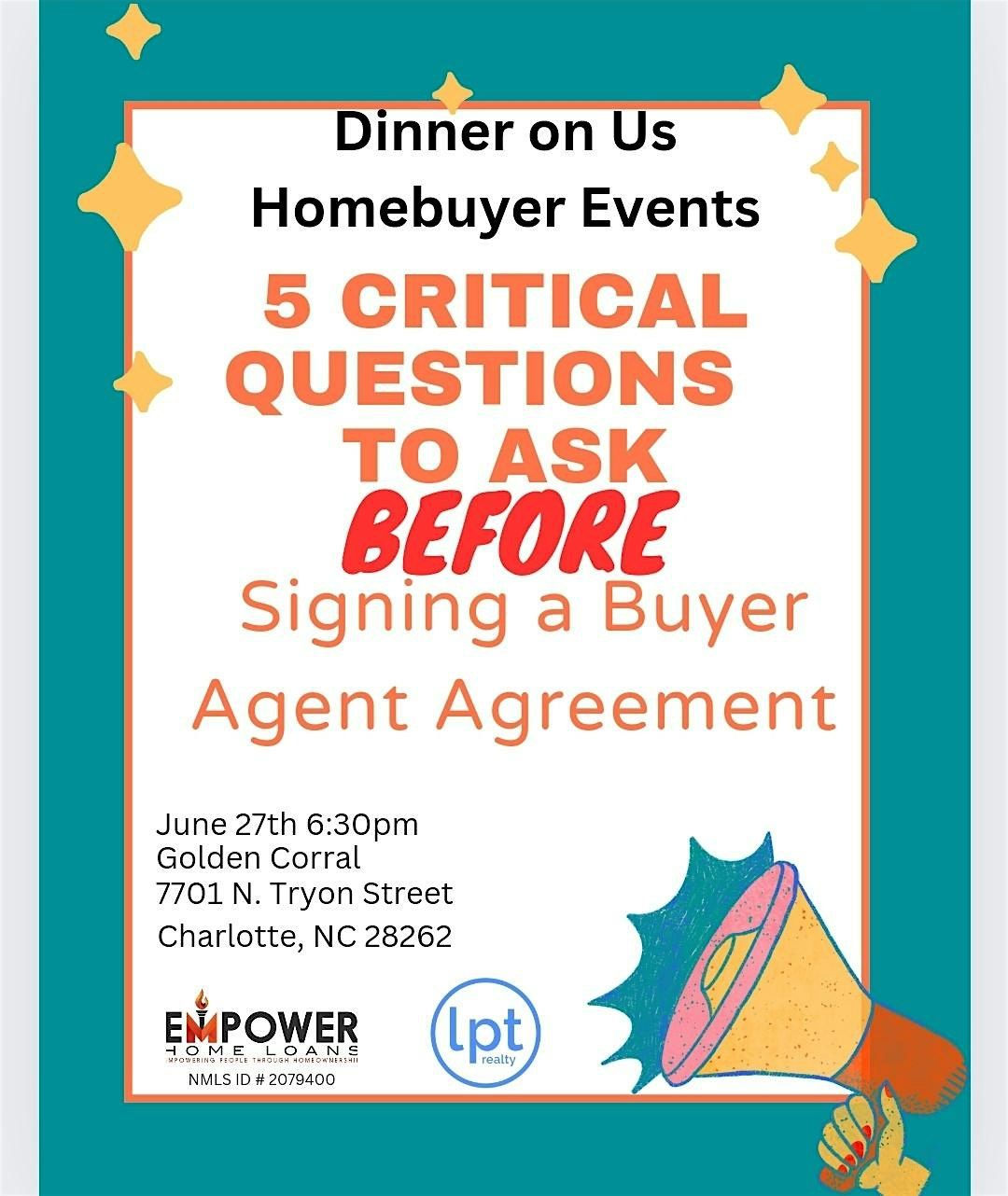 5 Critical Questions To Ask Before Signing A Buyer Agent Agreement Golden Corral Buffet