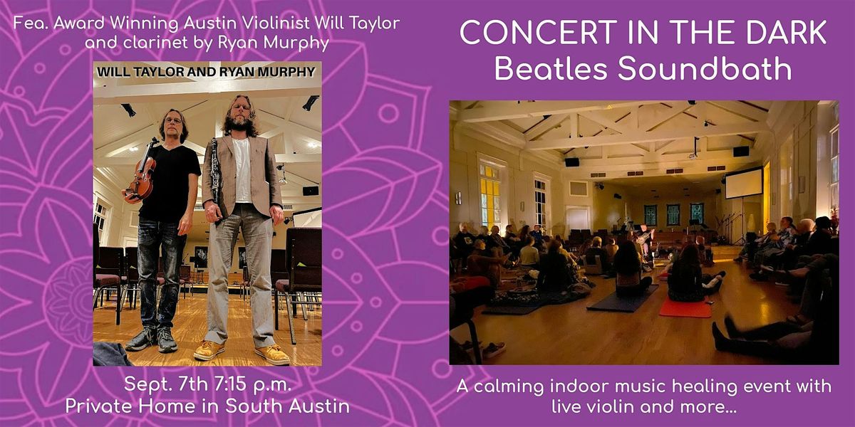 Beatles Music Sound Bath w\/Award Winning Composer & Violinist