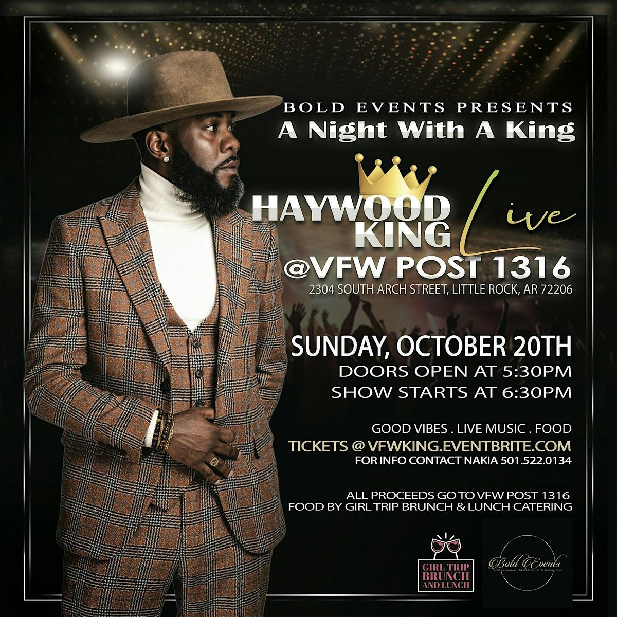 A Night With A King: Haywood King Live at VFW Post 1316