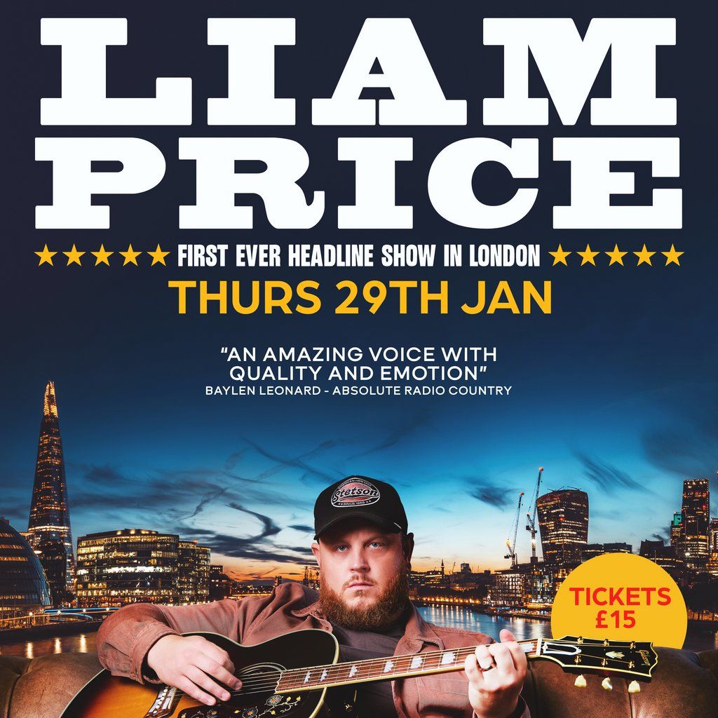Liam Price live in LONDON!
