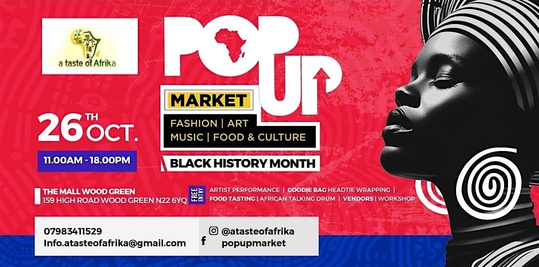 A TASTE OF AFRIKA POPUP MARKET ~ Black History Month