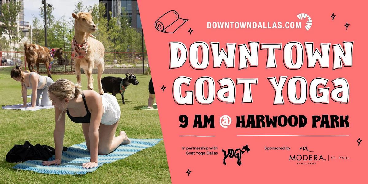 Holiday Goat Yoga Downtown Dallas!