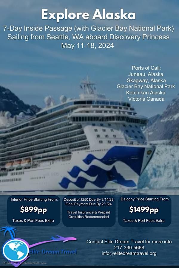 Explore Alaska 2024 Cruise