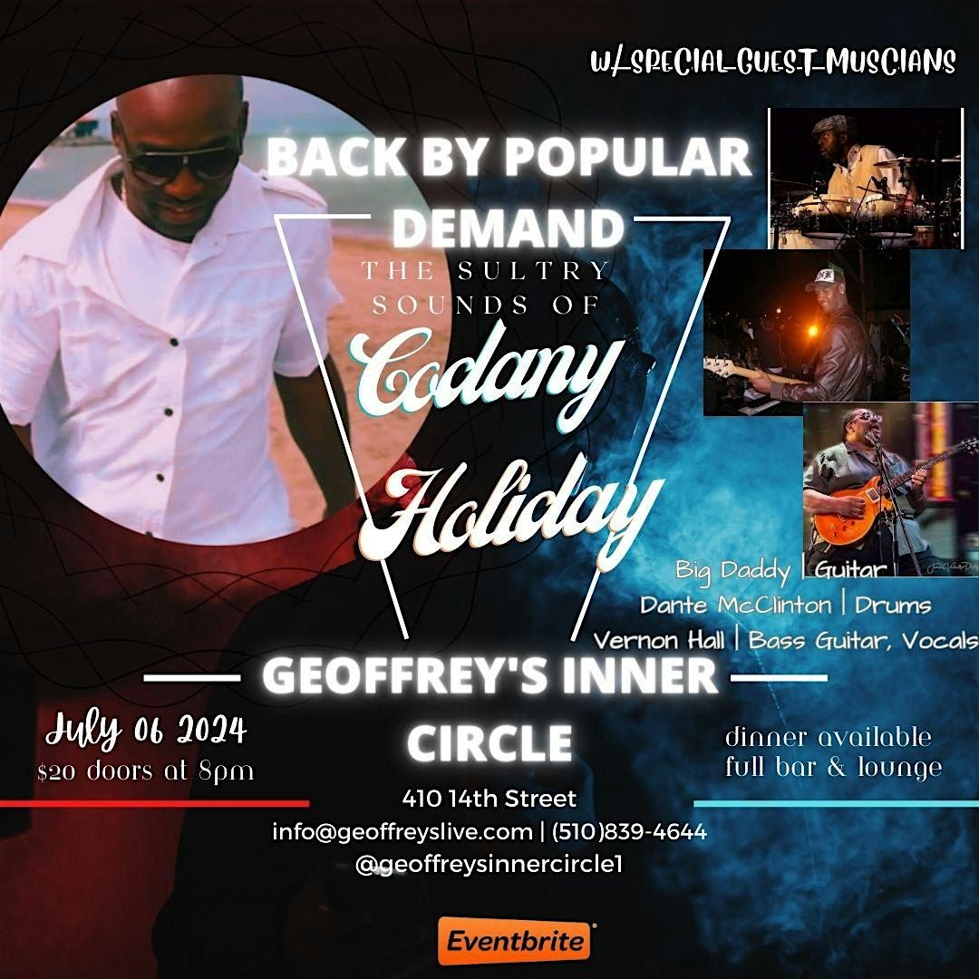 LIVE @ Geoffrey's Inner Circle ~ Codany Holiday 7\/6\/2024