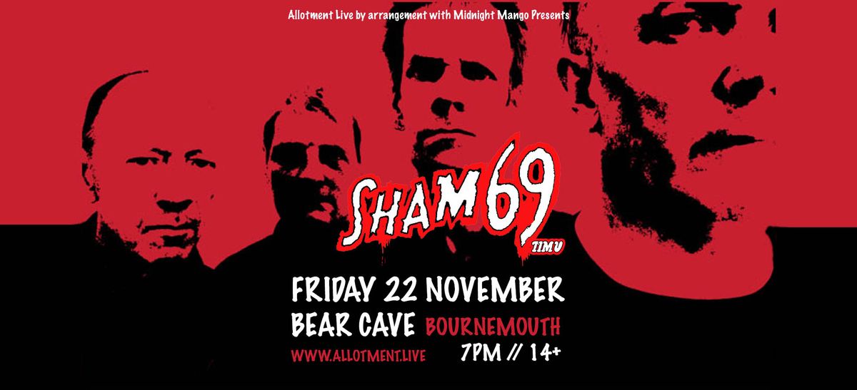 Sham 69 \u2022 Bear Cave, Bournemouth \u2022 22.11.24