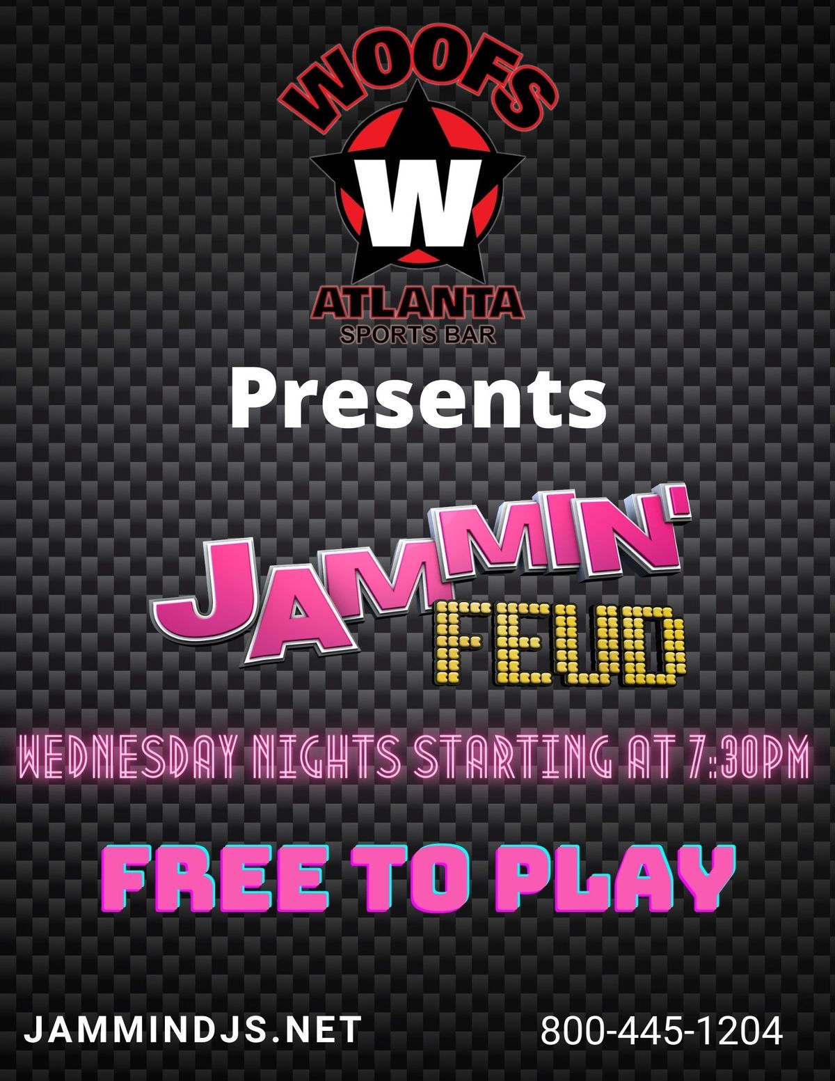 JAMMIN FEUD at Woof