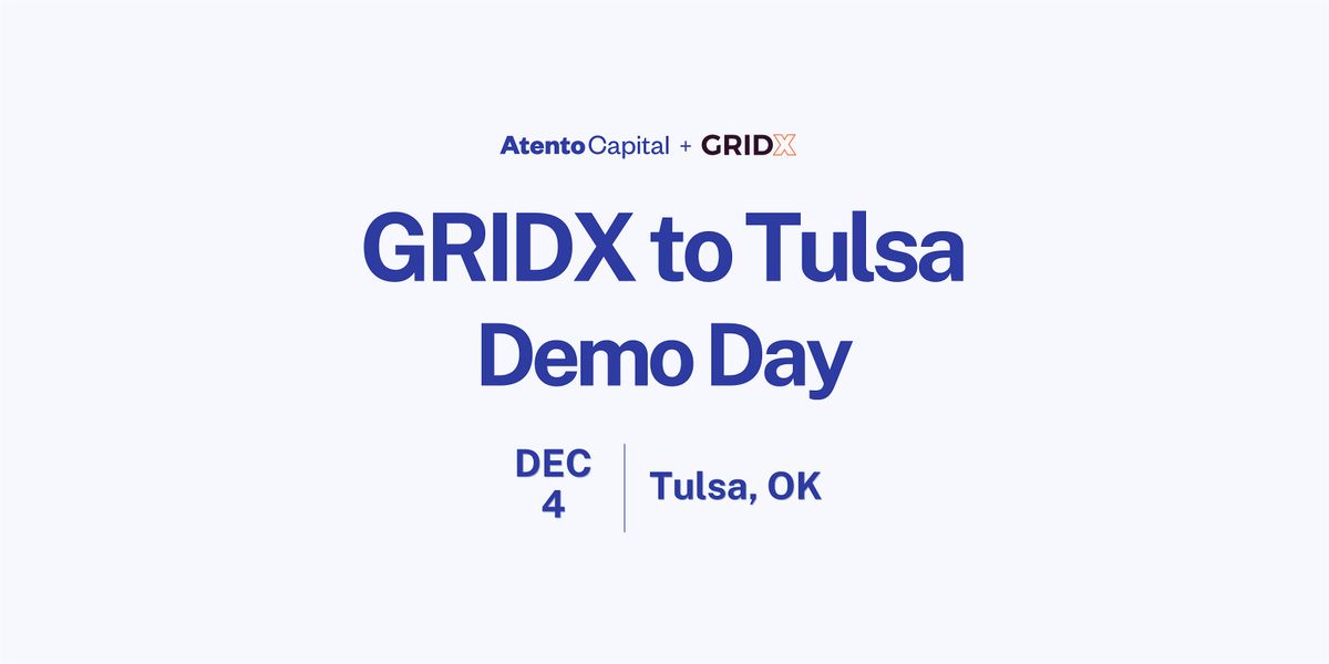 GRIDX to Tulsa Demo Day