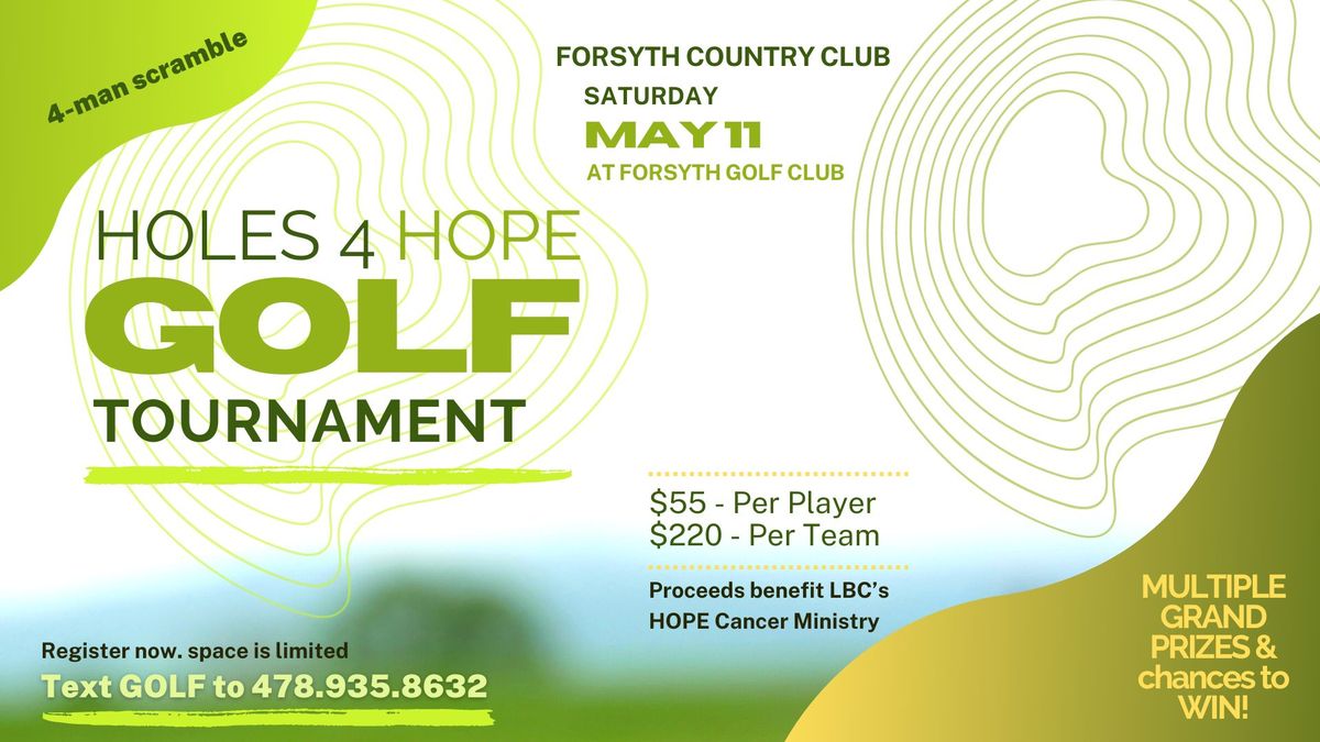 Holes 4 Hope Golf Tournament