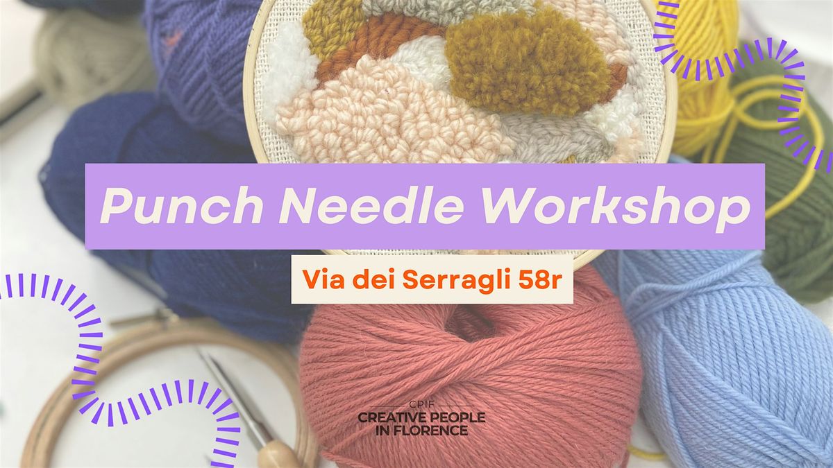 Punch Needle Workshop - Workshop di Ricamo con l'Ago Magico