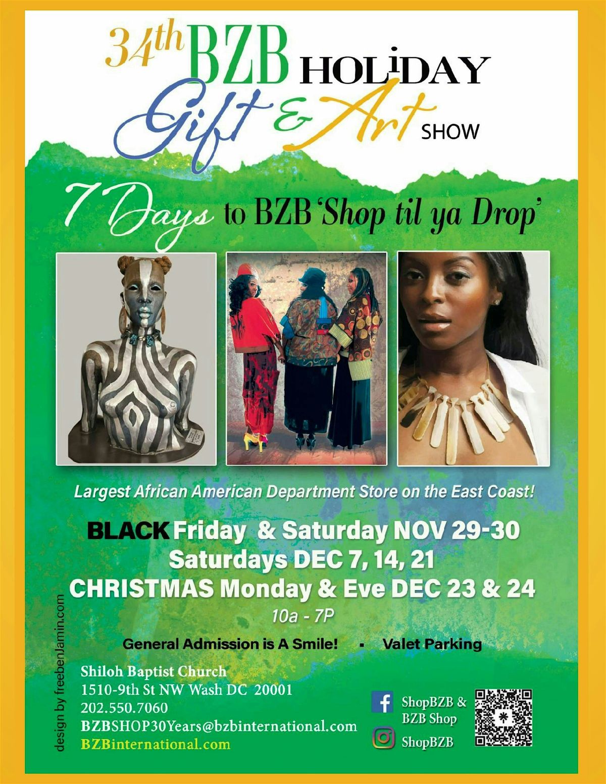 34th Annual BZB Gift & Art Show - Largest African American Department Store