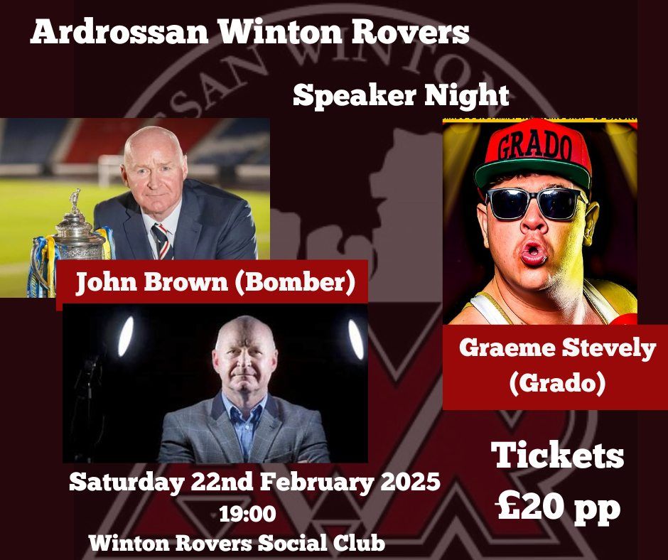 Speaker Evening with John Brown (Bomber) & Graeme Stevely (Grado)