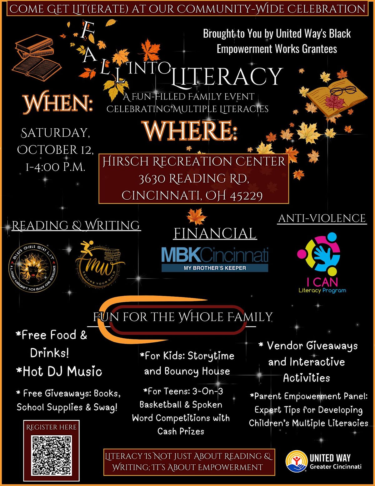 \u201cFall Into Literacy": A Fun-Filled Family Event Celebrating Literacies