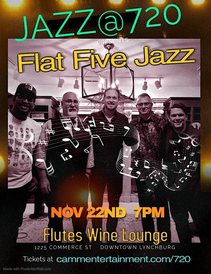 Jazz@720 presents Flat Five Jazz