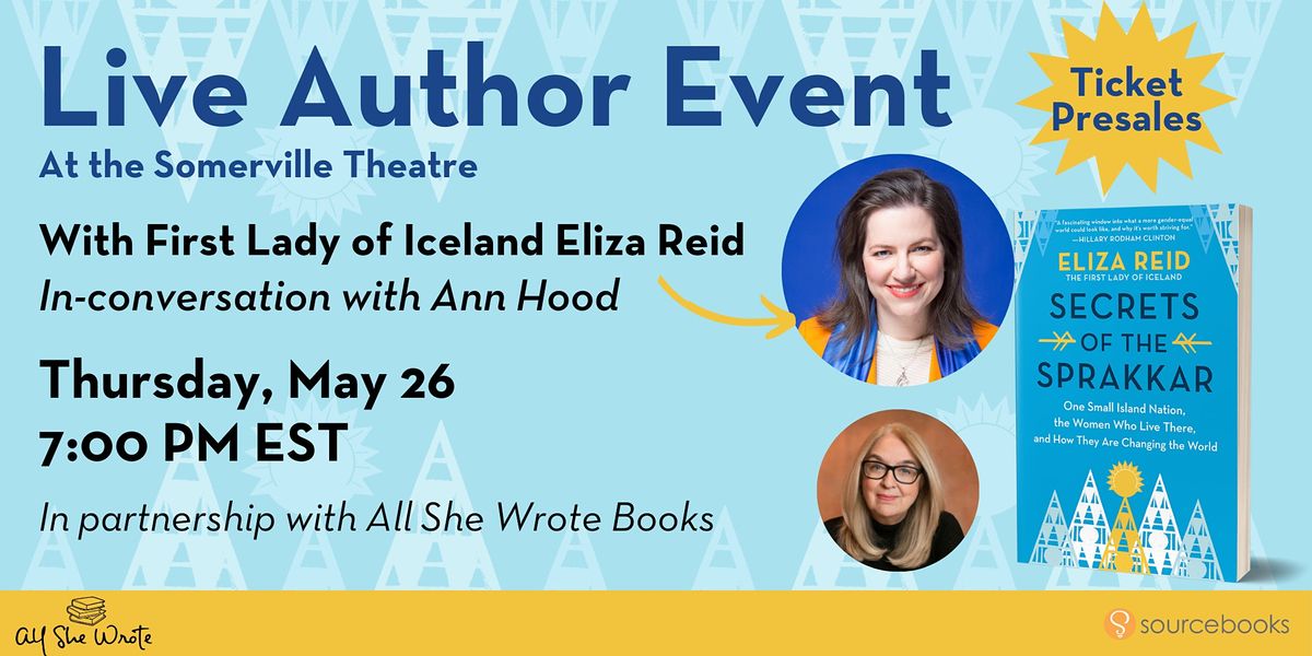 Presale: Live Author Event with Eliza Reid, First Lady of Iceland ...