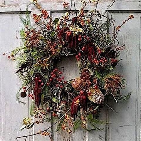 Fall Equinox Wreath Building Floral Design Class