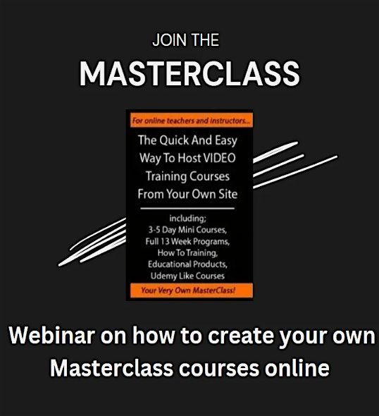 Masterclass Webinar