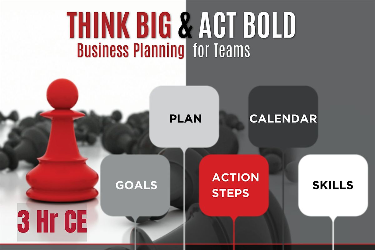 Business Planning for Teams - 3 Hr CE w\/Pam O'Bryant