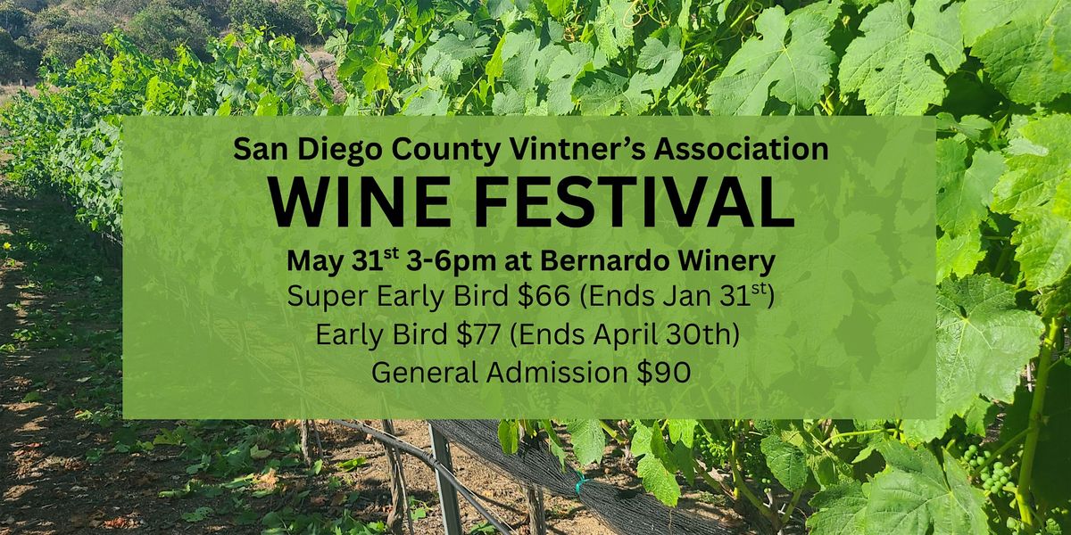 2026 San Diego County Vintners Wine Festival