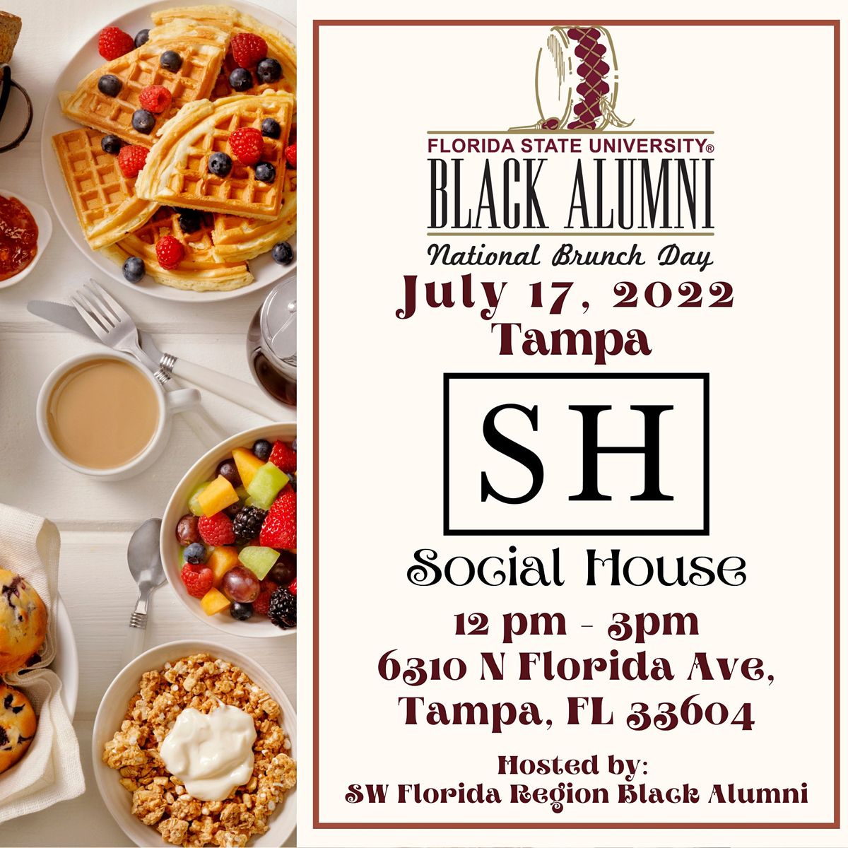 The 5th Annual National Brunch Day (Tampa, FL - Accepting Donations)