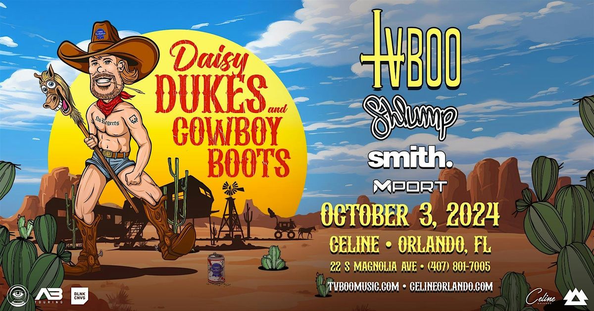 TVBOO's Daisy Dukes & Cowboy Boots Tour | Thurs 10.03.24