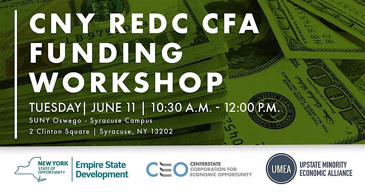 CNY REDC CFA Funding Workshop