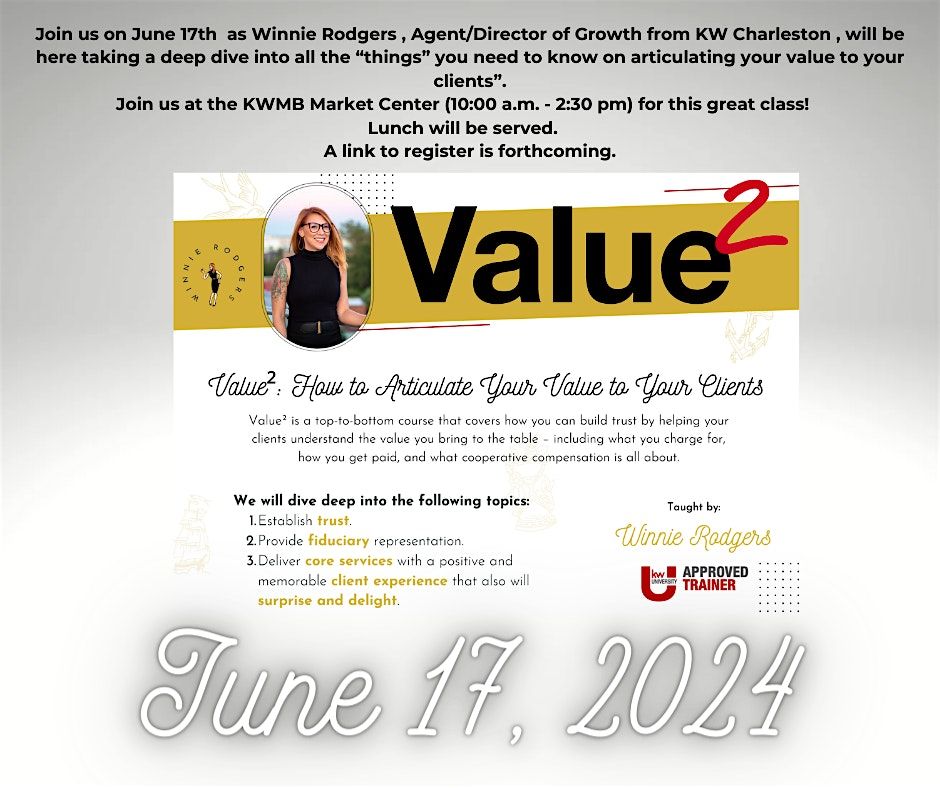 Value2 : How to Articulate Your Value to Your Clients