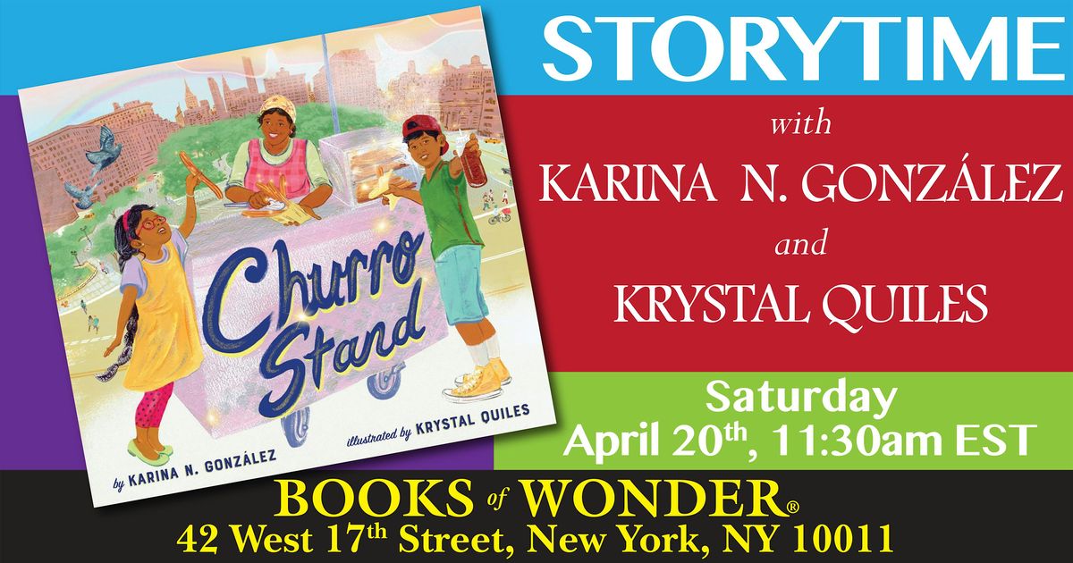 Storytime | Churro Stand by Karina N. Gonz\u00e1lez & Krystal Quiles