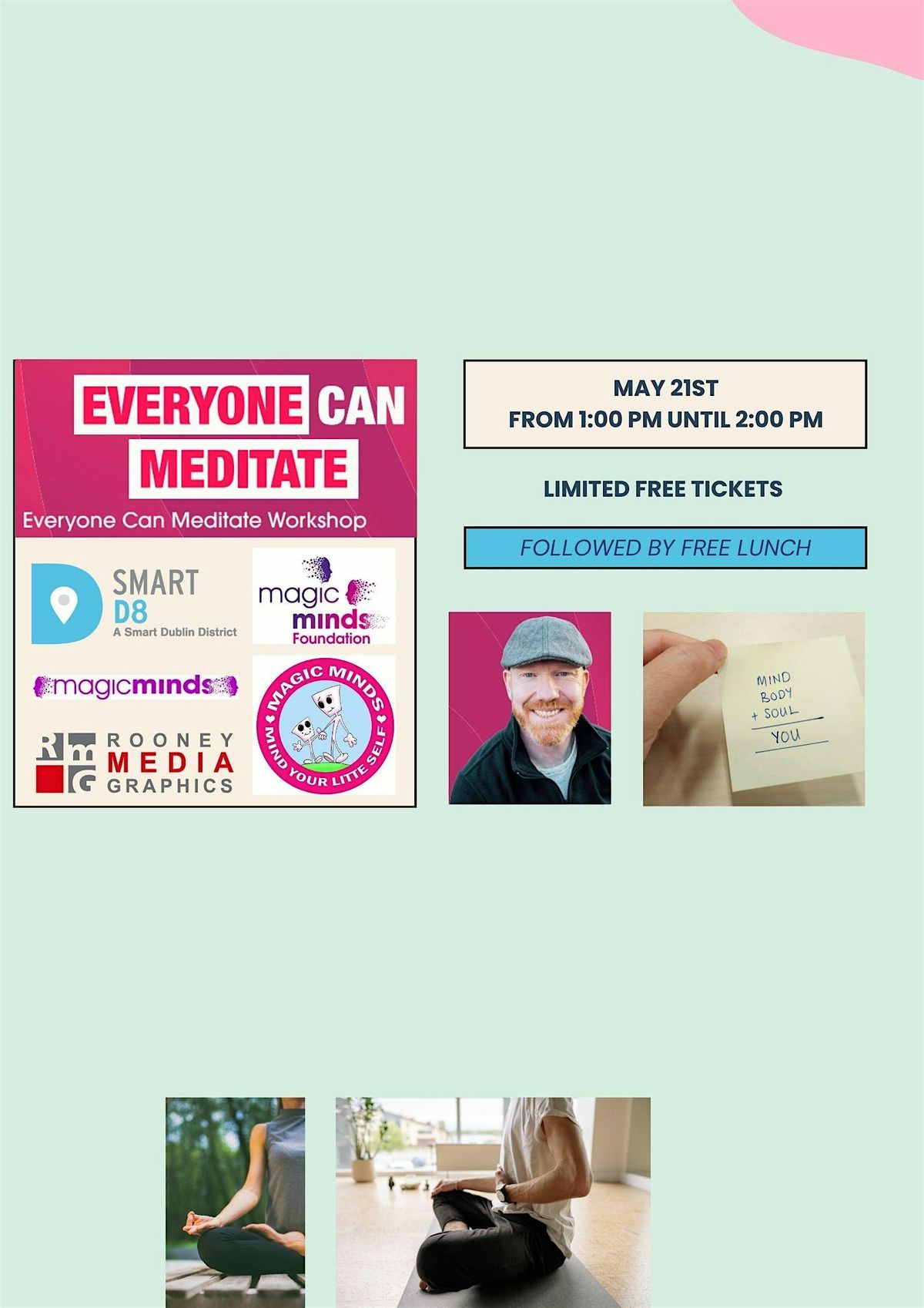 'Everyone Can Meditate' workshop