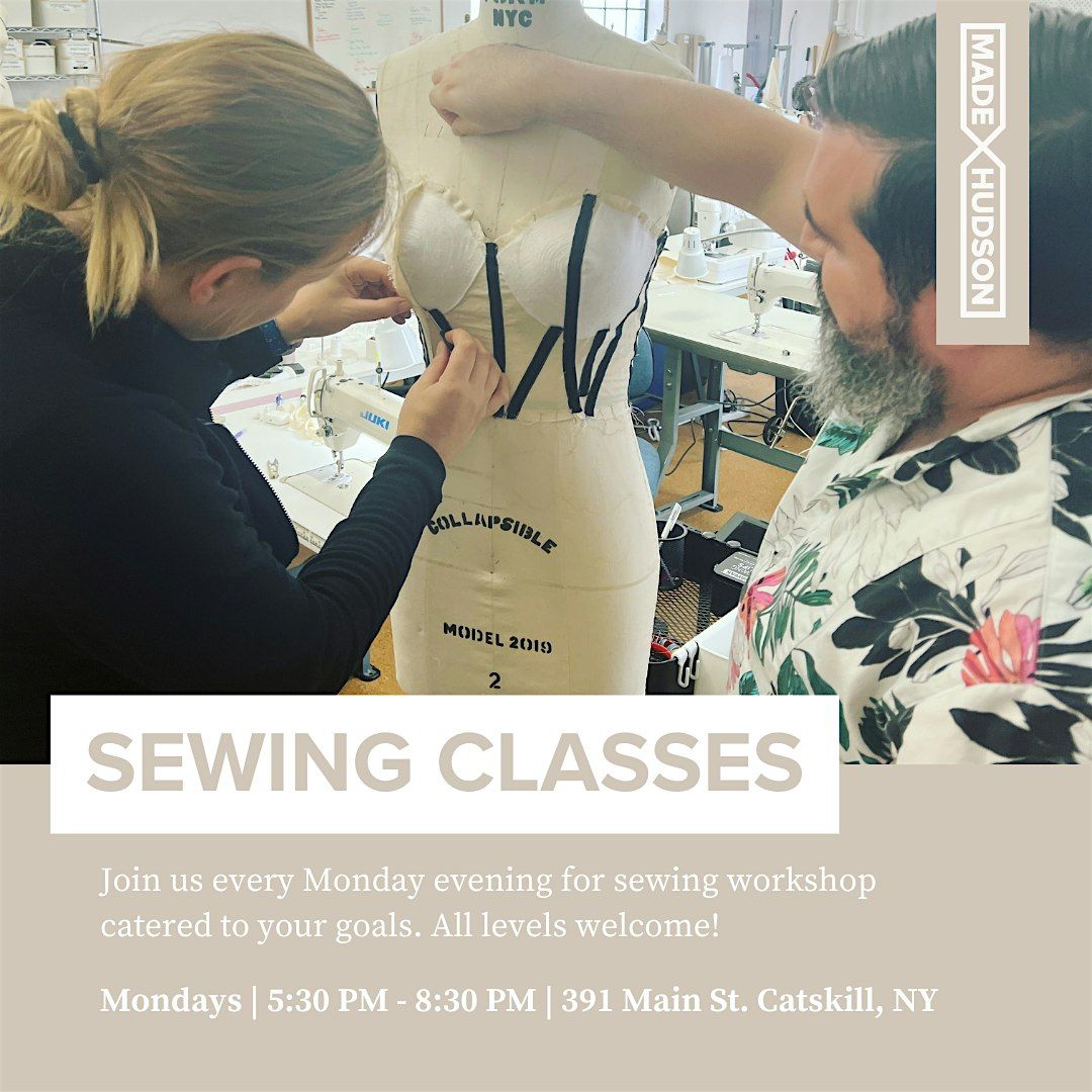 1:1 & Group Studio Class: Beginner to Advanced Garment & Construction