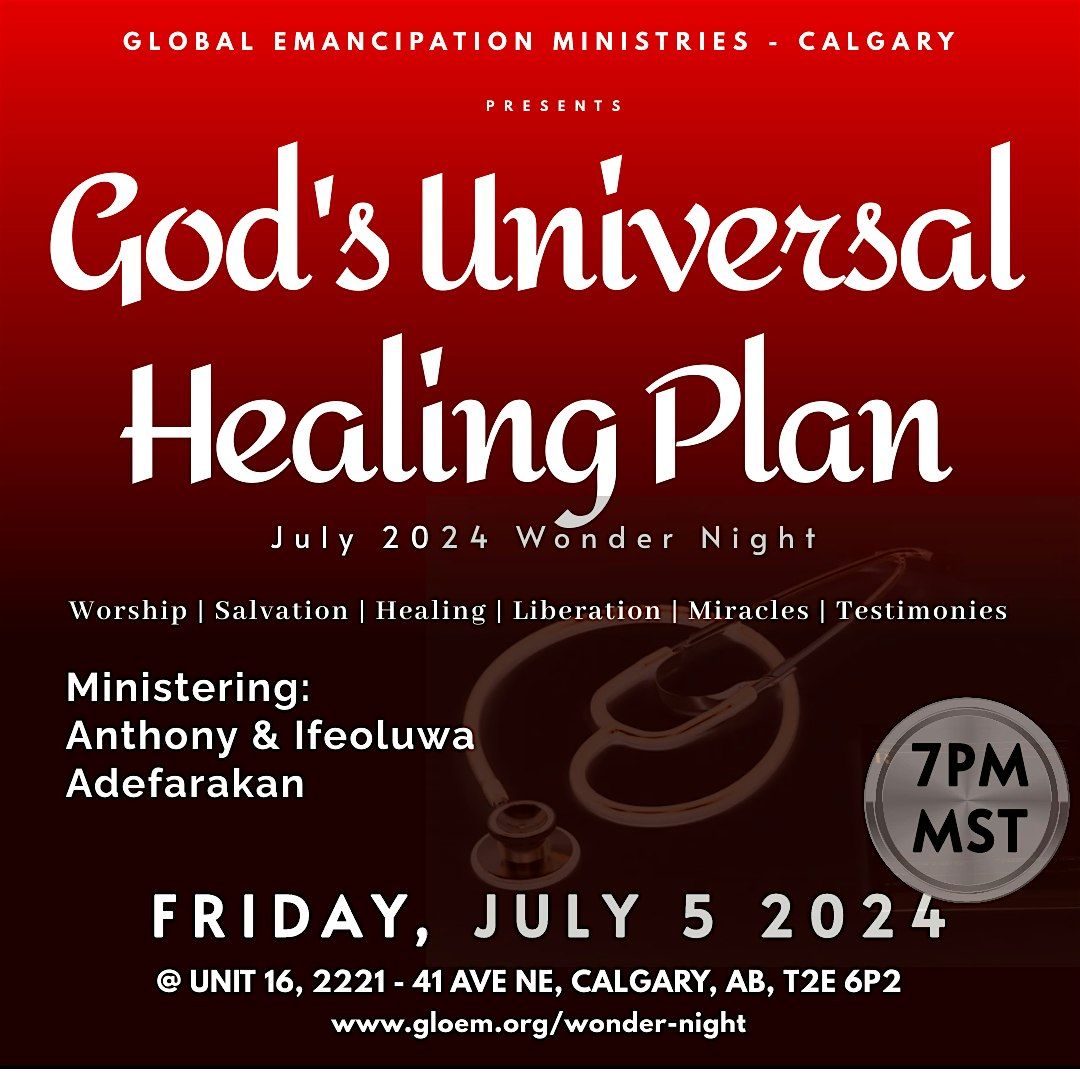 Experience an Evening of Worship and Divine Healing in Calgary