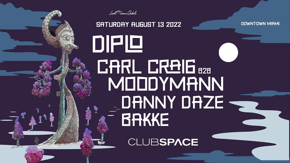 Diplo & Moodymann B2B Carl Craig @ Club Space Miami
